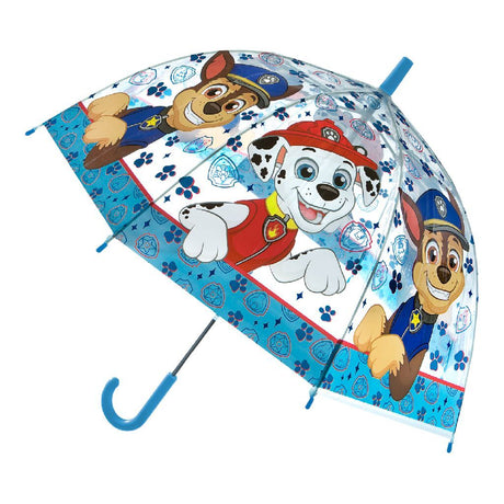 Undercover Paw Patrol KinderParaplu 69 cm blau transparent