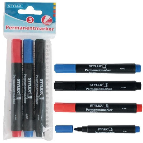 Stylex Permanentmarker 3 Stück
