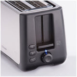 Cloer 3569 King Size Toaster Edelstahl schwarz