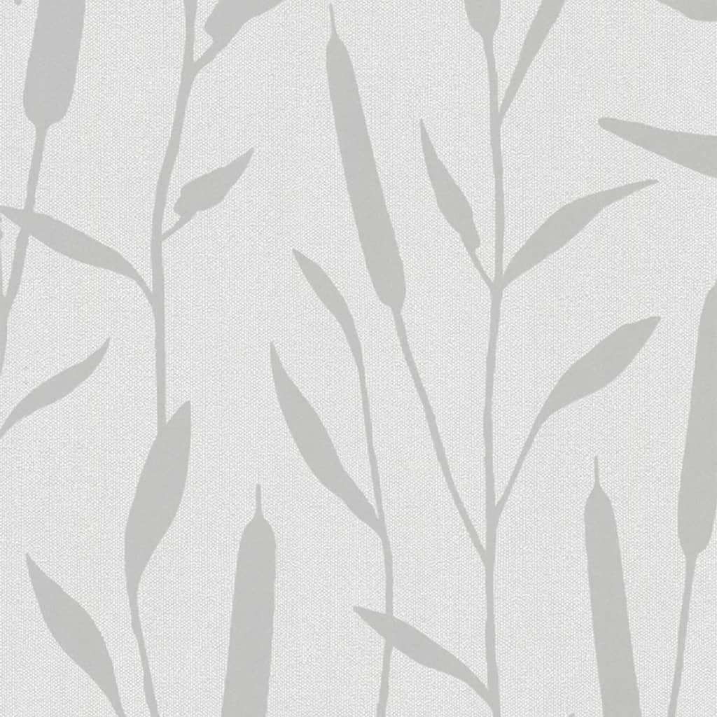Tapete Tapete Nordwand topchische Schilffahnen Metallic Grey