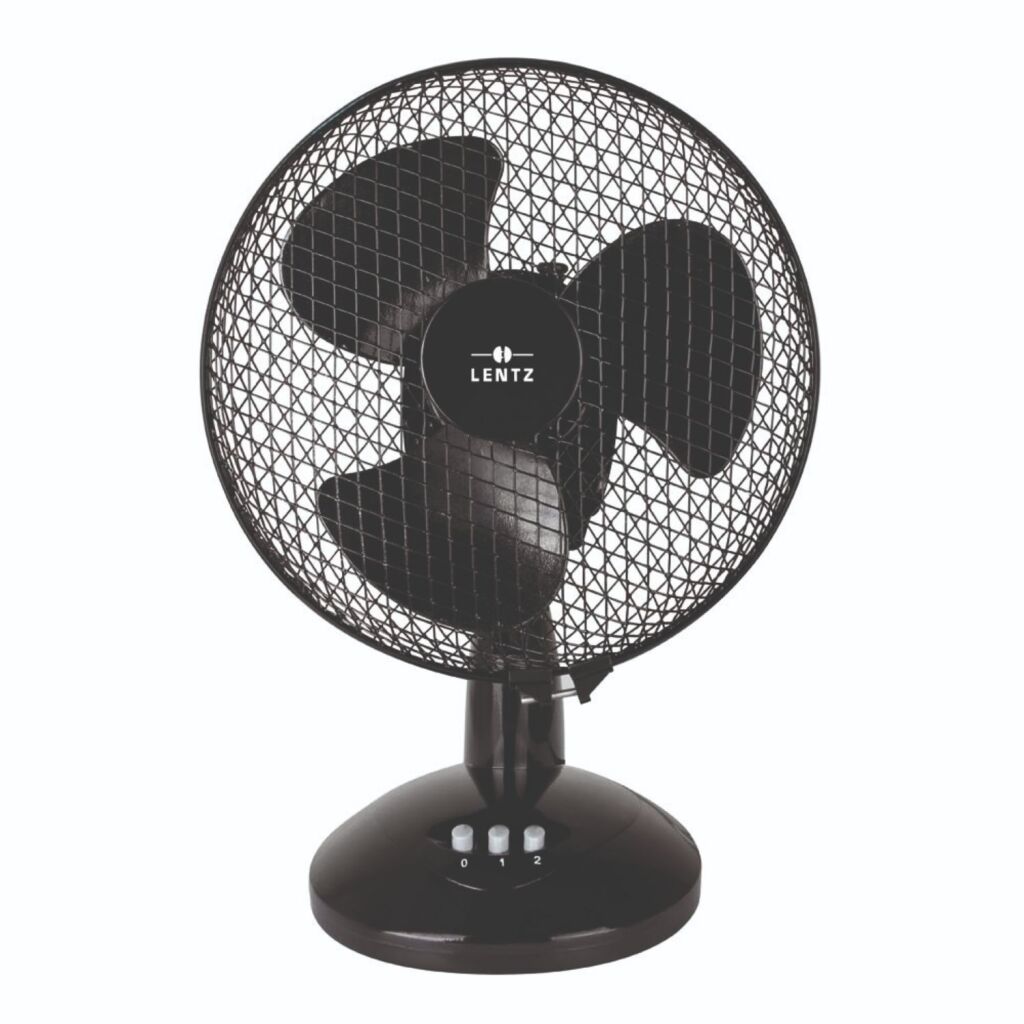 Lentz Tischventilator 23 cm schwarz