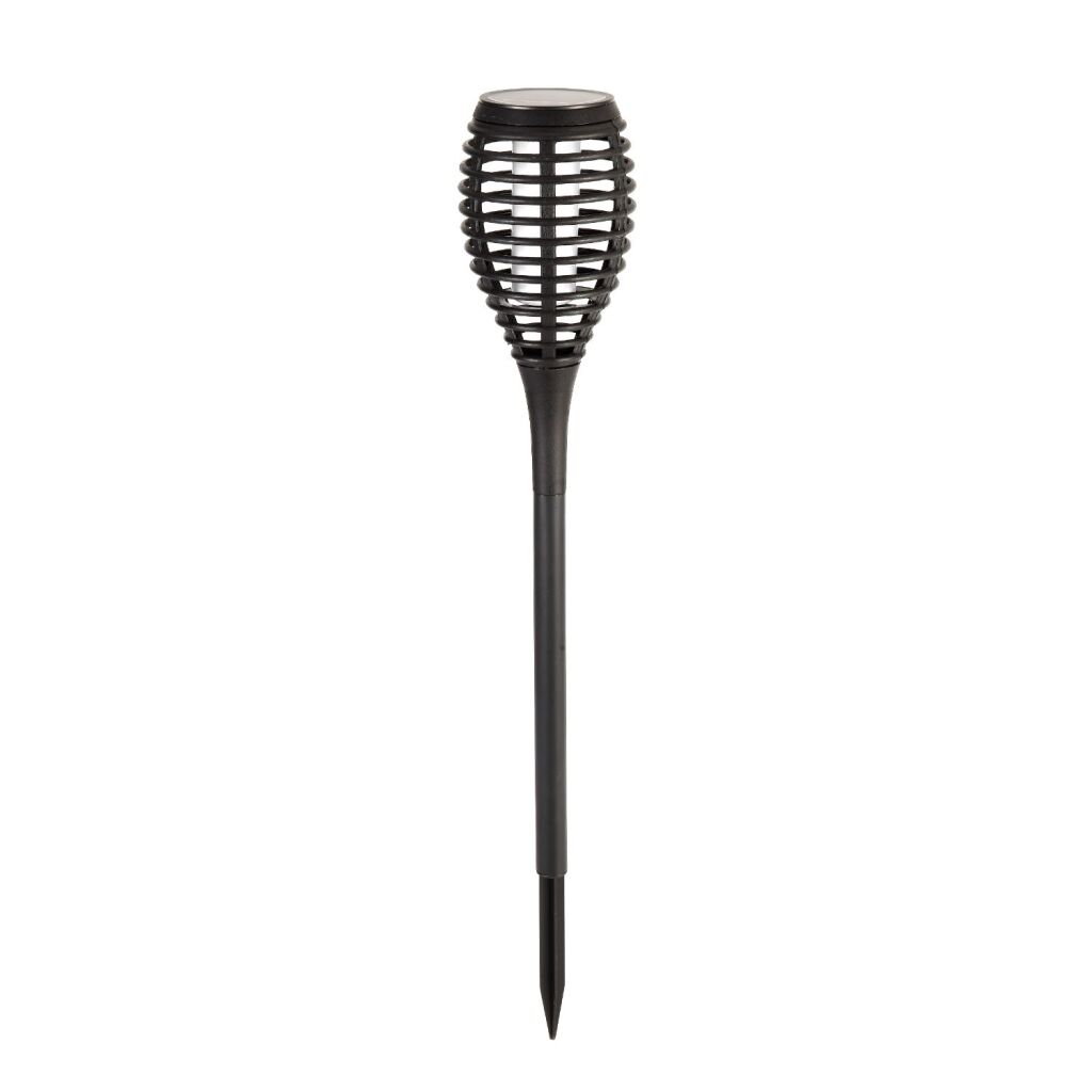 Basic Solar-Gartenfackel schwarz