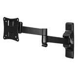 Hama TV-Wandhalterung, ultraflach, voll beweglich, 5 Sterne, 2 Arme, VESA 100 x 100, Schwarz