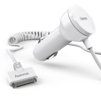 Hama 12 24V Autoladegerät für iPhone weiß