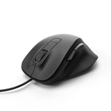 Hama optische Maus mit 6 Tasten MC-500 mit schwarzem Kabel