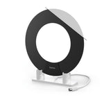 Hama DVB-T DVB-T2 Zimmerantenne Performance 45 Ringdesign aktiv weiß