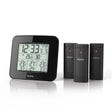 Hama Wetterstation EWS Trio mit drei Sensoren schwarz