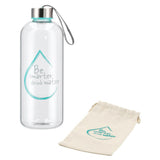 Xavax Glastrinkflasche Water Power 1 l Türkis