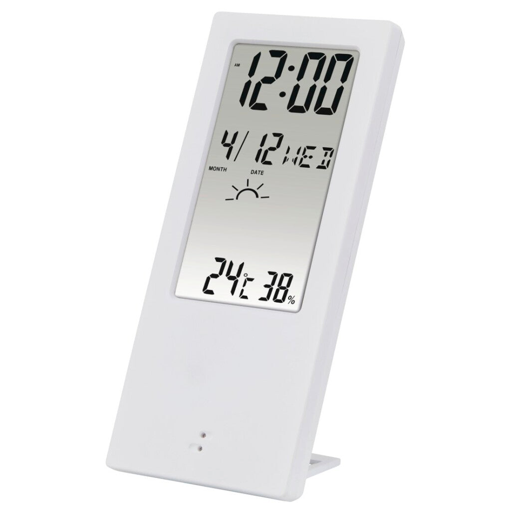 Hama Thermometer-Hygrometer TH-140 mit weißer Wetteranzeige
