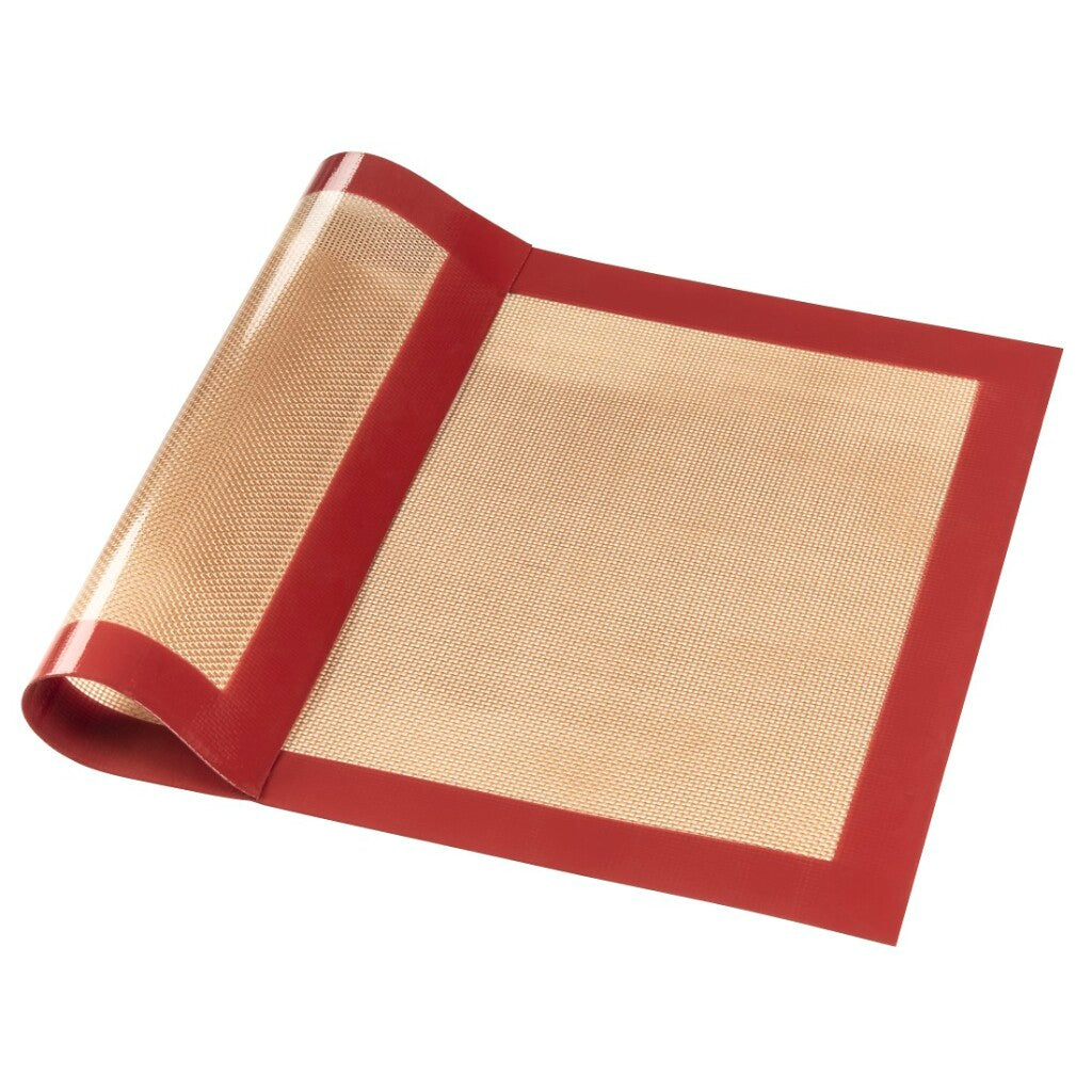 Xavax Silikon-Backmatte eckig 40 x 30 cm rotbraun