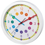 Hama-Wanduhr für Kinder, leicht zu erlernen, Durchmesser 30 cm, geräuscharm