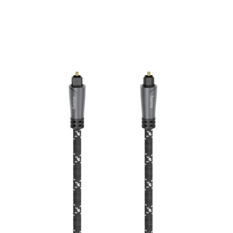 Hama optisches Audiokabel ODT-Stecker (Toslink) Metall 1,5 m