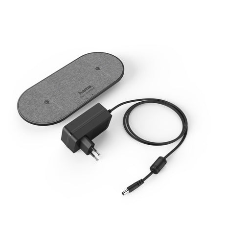Hama kabelloses Ladegerät Qi-FC10 Duo schwarz