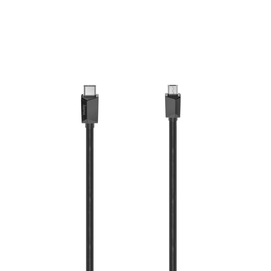 Hama USB-C-Kabel USB-C-Stecker Micro-USB-Stecker USB 2.0 480 Mbit s 0,75 m