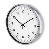 Hama Funk-Wanduhr Aluminium glänzend ø 35cm