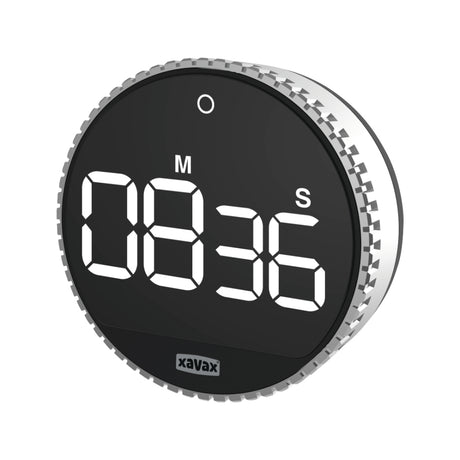 Xavax Timer Rotation digital silber schwarz