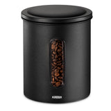 Xavax Kaffeedose für 500 g Bohnen oder 700 g Pulver, luftdicht, aromadicht, schwarz