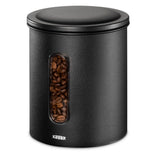 Xavax Kaffeedose für 500 g Bohnen oder 700 g Pulver, luftdicht, aromadicht, schwarz