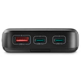 Hama Netzteil PD 20 20000mAh Ausgänge: 2x USB-C USB-A Schnellladeantr.