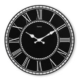 Hama Wanduhr Rab Vintage tickt nicht 30 cm schwarz-weißes MDF