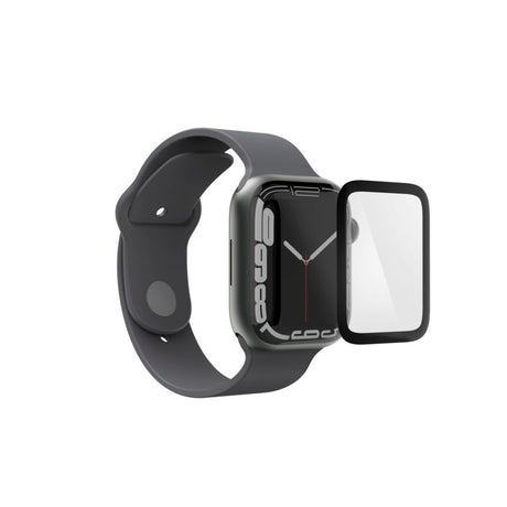 Hama Displayschutzfolie Super Hybrid für Apple Watch 7 8 9 41 mm Montagehilfe