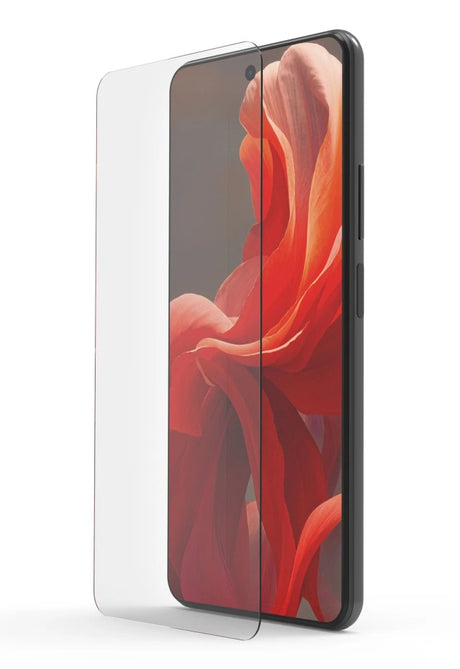 Hama Handyschutzglas Clear Protect für Motorola Moto G86 5G Montagehilfe