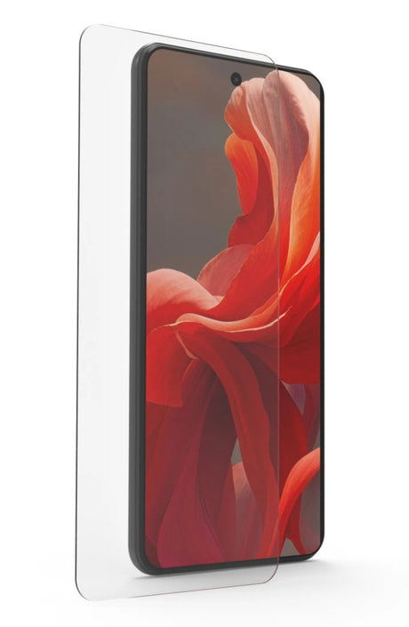Hama Handyschutzglas Clear Protect für Motorola Moto G86 5G Montagehilfe