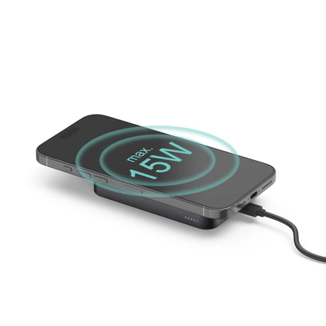 Hama Qi2 Wireless Power Pack 10000mah induktives Laden Anthrazit