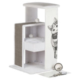 Trixie Kratzer Post Maria White Grey