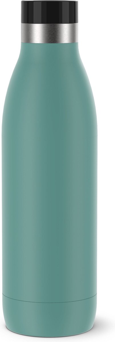 Tefal Bludrop Basic – Thermosflasche – 0,7 l – grün – auslaufsicher – Edelstahl – geeignet für heiße und kalte Getränke