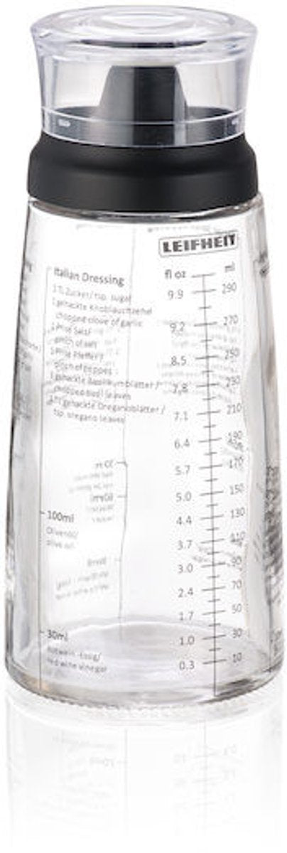 Leifheit Proline Dressingstreuer 300 ml Glas schwarz