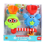 Schlechter Oktopus und Krabbe