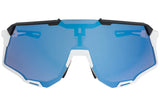 Agu dynamisch fietsbril zwart blauw lens