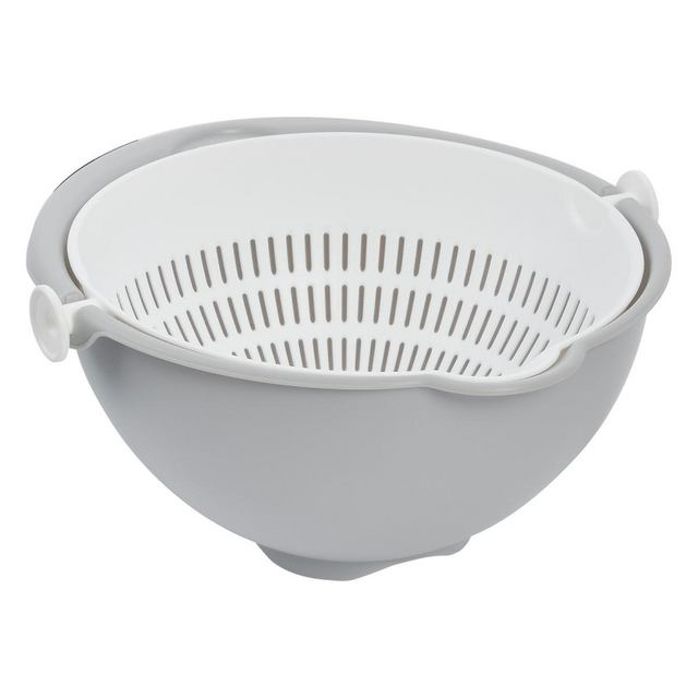 Keeeper stella mengkom en vergiet 2in1 s 21cm -nordic grey