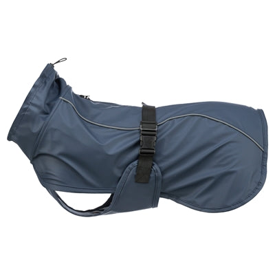 Trixie Be Nordic Regenmantel für Hunde – Husumblau – Rückenlänge 50 cm – XL