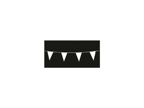 Haza-Flaggenleine, 10 m, Kunststoff, weiß