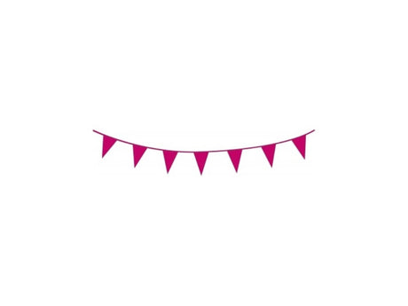 Haza-Flaggenleine, 10 m, Kunststoff, leuchtend rosa