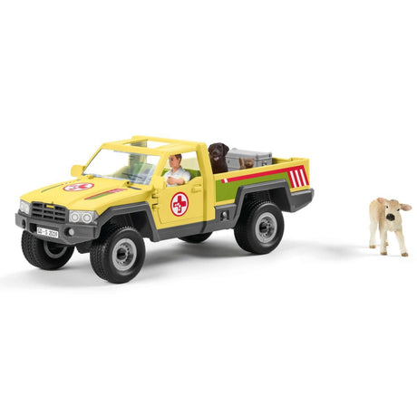 Schleich Farm World Spielfigurenset Tierarztbesuch auf dem Bauernhof