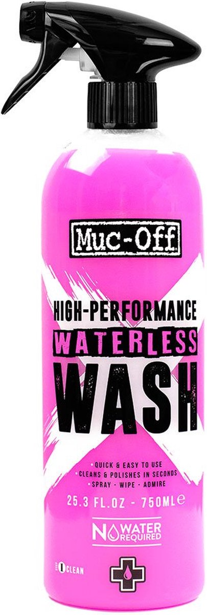 Muc-off Hochleistungs-Wasserlos-Waschpolitur für Motorräder, 750 ml