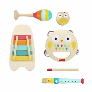 Mattel Fisher Price Holz-Musik-Geschenkset