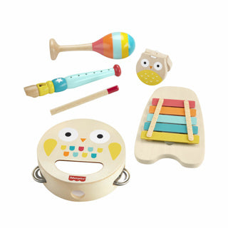 Mattel Fisher Price Holz-Musik-Geschenkset