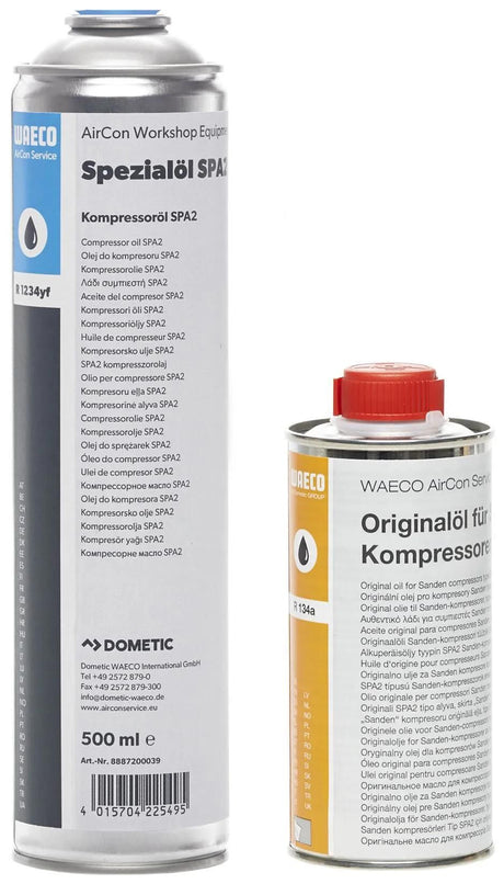 Waeco Klimakompressoröl Dho. Kompressoröldose mit 500 ml Fassungsvermögen