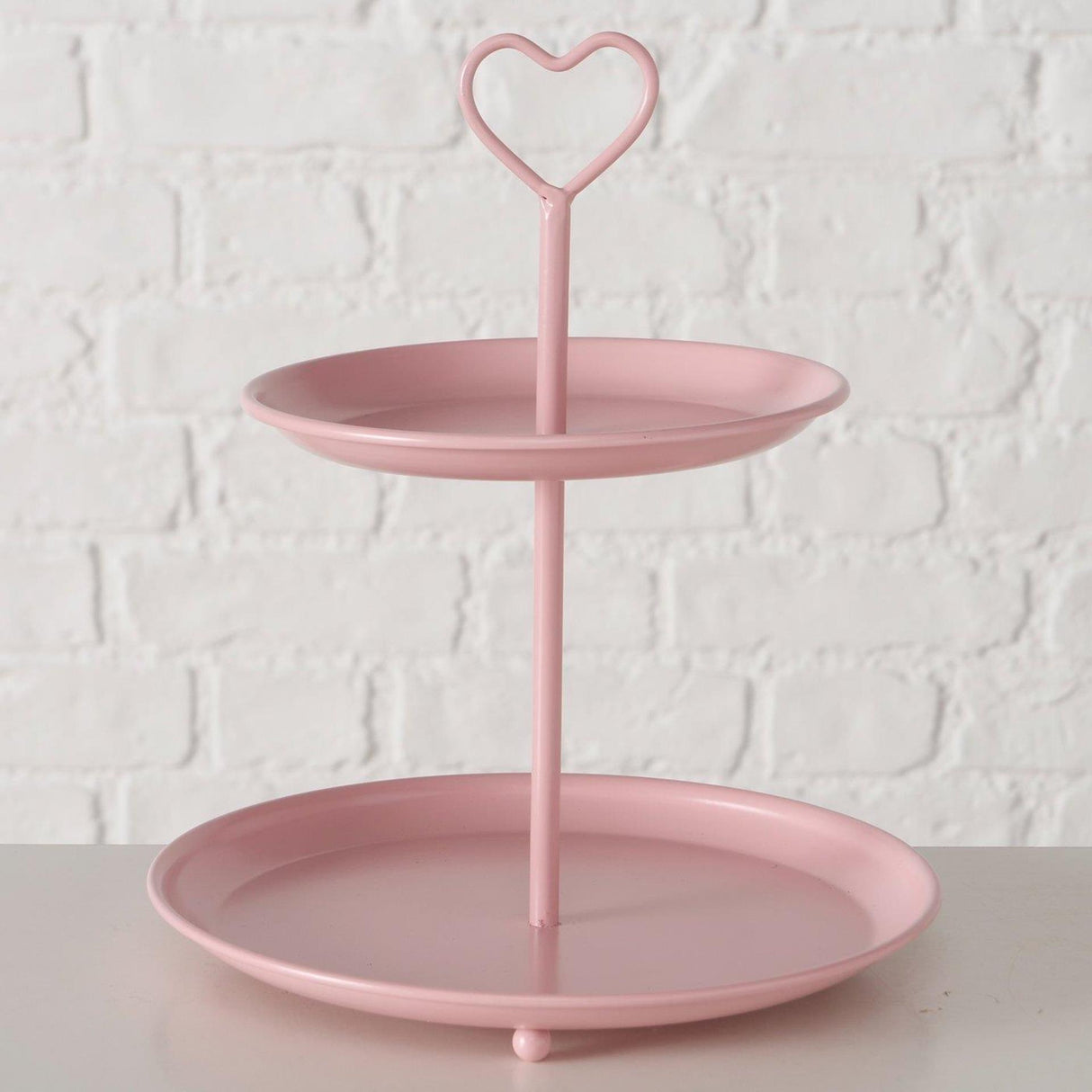 Boltze Home Etagere rosa ø21xh25cm