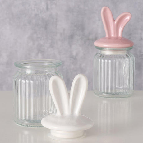 Boltze Home Vorratsglas Hasenohren 260ml
