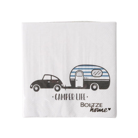 Boltze Home Servietten Camper 16,5x3cm