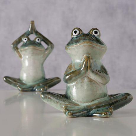 Boltze Home Figur Steffo Frosch H14cm