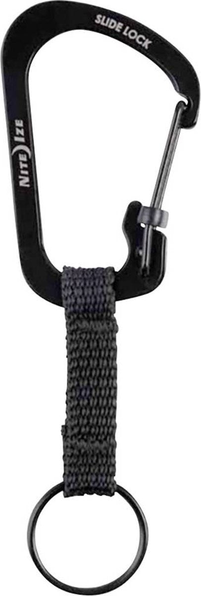 Nite ize ni-cslw3-01-r6 keyring gr.3 sleutelkarabijn zwart 1 stuk(s)