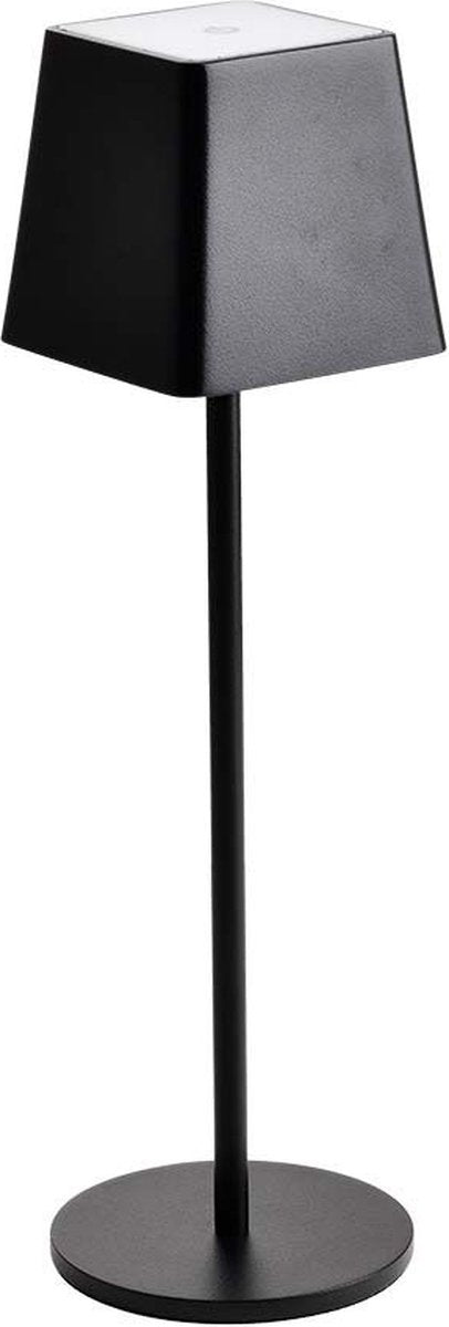 V-tac vt-7563-b tafellampen oplaadbare lampen 2w 200lm 3000k ip54 zwart vt-7563-b