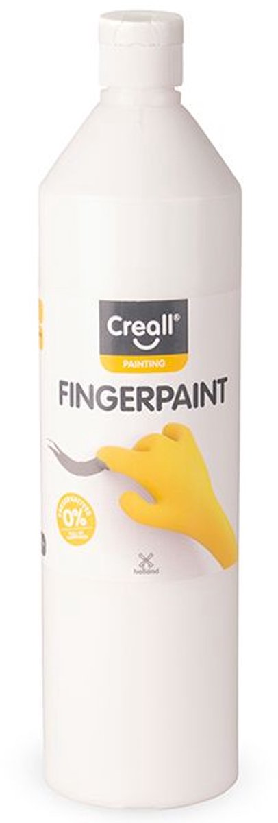 Creall Fingerfarbe konservierungsfrei weiß, 750ml