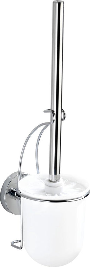 Wenko Vacuum-Loc WC-Bürstenhalter Milazzo Chrom – WC-Bürste mit Halter – Befestigung ohne Bohren